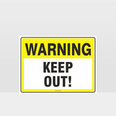 Custom Signs Outdoor Metal,Warning Keep Out Sign